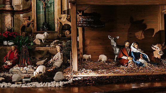 Adventskrippe in St. Gallus